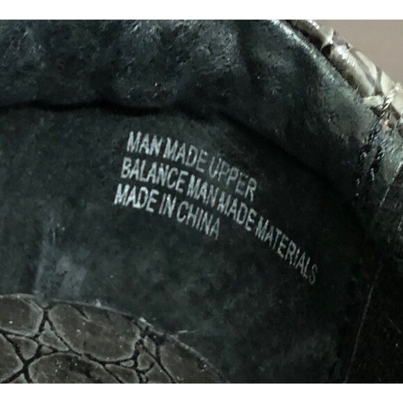 BOC Born Concepts Clogs Crocodile Embossed man made material Gray Shoes SZ US 9 - Picture 8 of 12